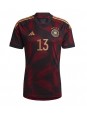 Billige Tyskland Thomas Muller #13 Bortedrakt VM 2022 Kortermet